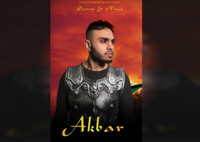A man in armor and a red floral headdress, "Akbar" text below.